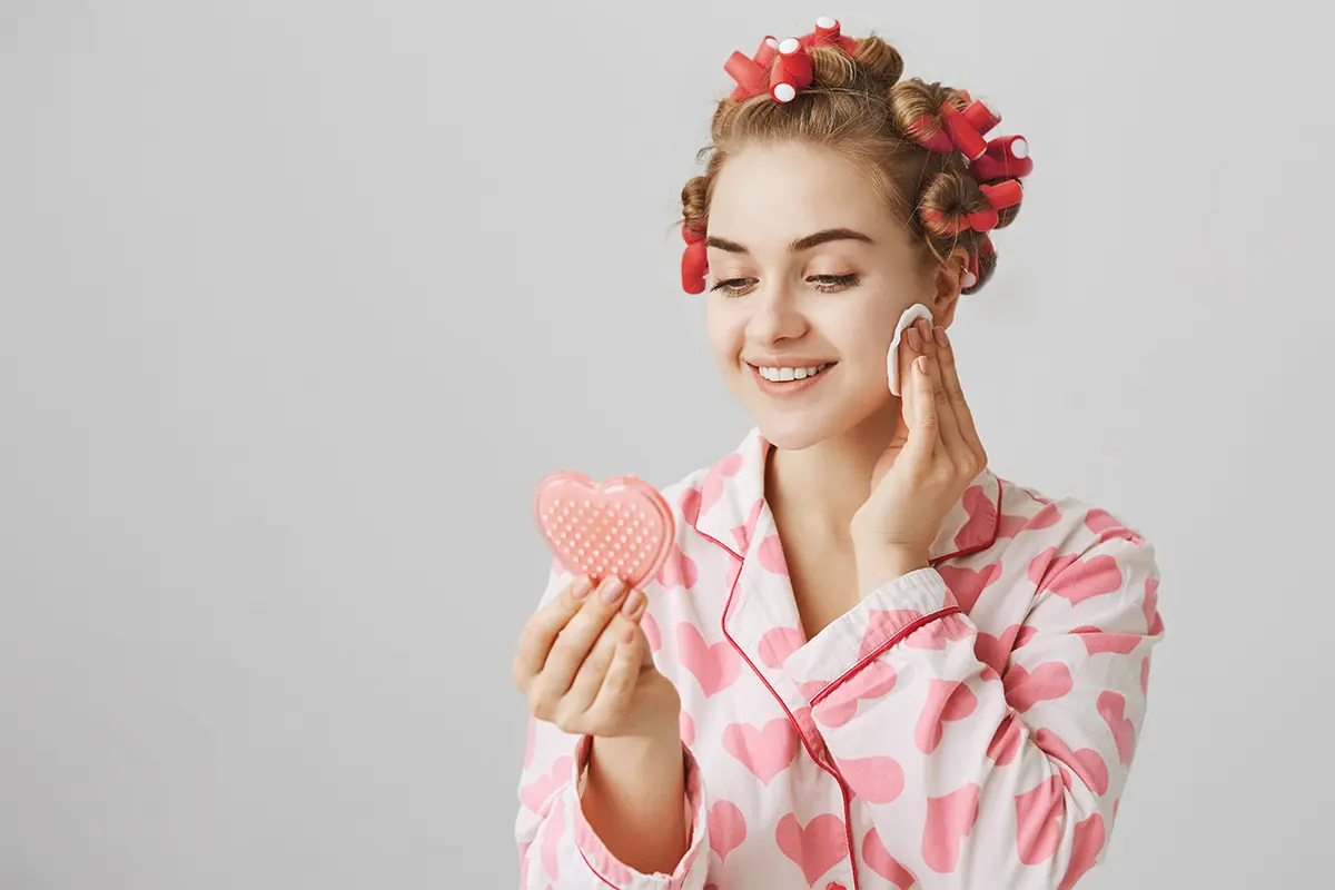 استفاده از سرم برای پوست درخشان برای ولنتاین